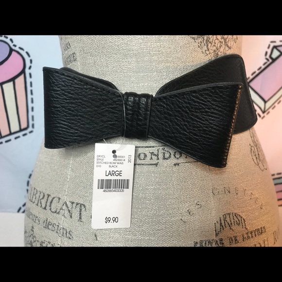 Wet Seal Black Bow Belt *NWT* - Picture 2 of 6